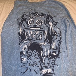 Boys robot tee